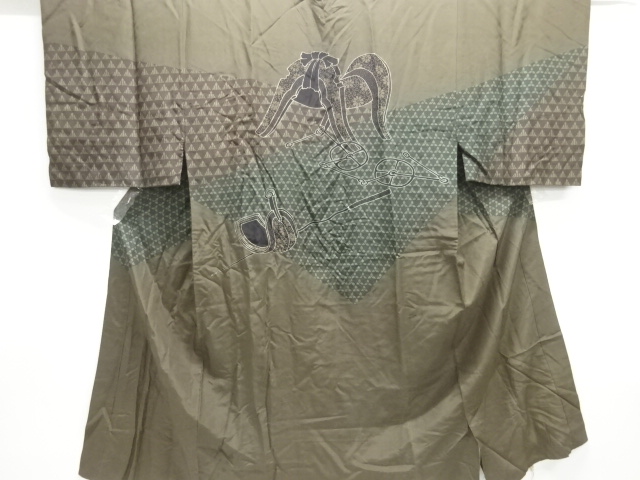 JAPANESE KIMONO / ANTIQUE MENS JUBAN / SILK / HARNEES